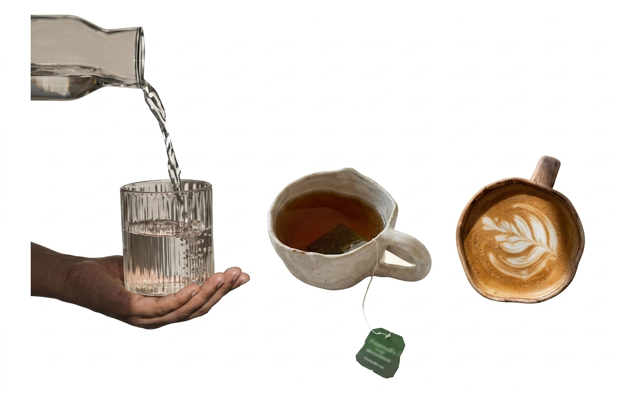 Water, Tea & Coffee